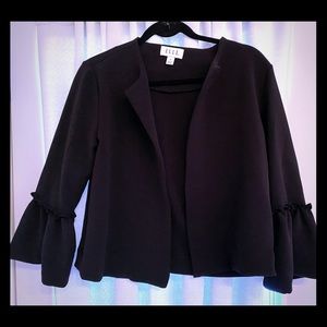 Black blazer with with bell sleeves